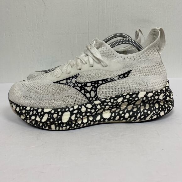 MIZUNO NEO ZEN J1GC2529 06 White Black Running Shoes Men's Size 8 - Picture 5 of 13